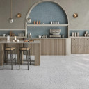 Terrazzo Fliesen Blau 30x30 rektifiziert | Tiny