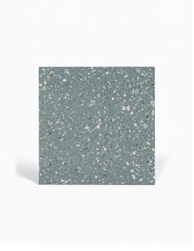 Terrazzo Fliesen Blau 30x30 rektifiziert | Tiny