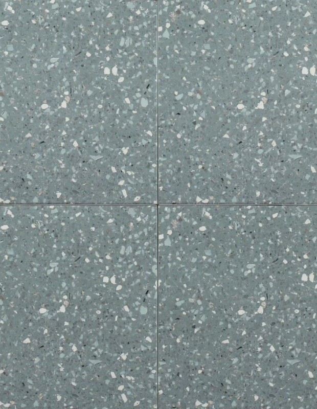 Terrazzo Fliesen Blau 30x30 rektifiziert | Tiny