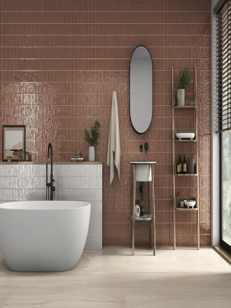 Carrelage Mural Cotto Brillant 24x79 cm Rectifié | Iberica