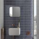 Carrelage Mural Bleu Brillant 24x79 cm Rectifié | Iberica