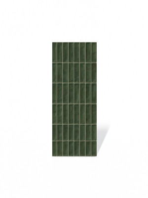 Carrelage Mural Vert Brillant 24x79 cm Rectifié | Iberica 
