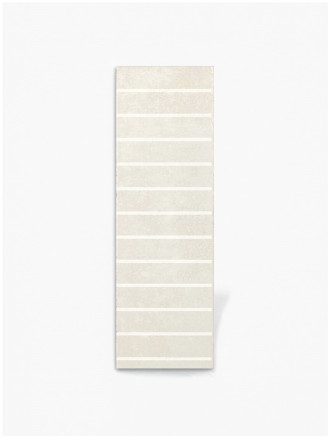 Faience rectangulaire blanc cassé 10x30 cm | Touchy