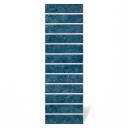Rechteckige Wandfliese Marineblau 10x30 cm | Touchy