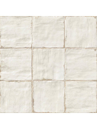 Carrelage mural blanc brillant aspect artisanal rétro LI0009004