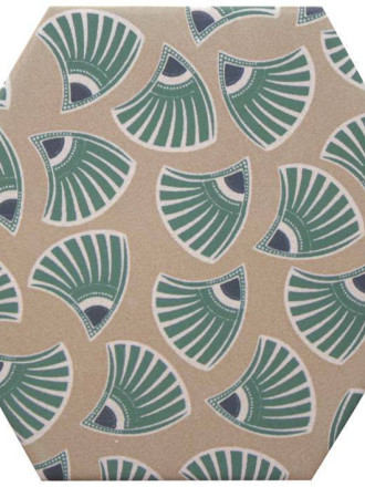 Carrelage hexagonal sol mur, intérieur, en grès cérame 15x15 GO0812006