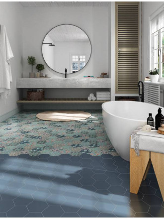 Sechseckige Fliese, die Tomette aus Steinzeug Good Vibes - GO0812012