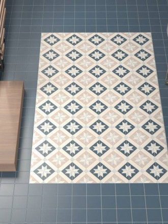 Carrelage Nuancier Mat Bleu Nuit - 15 x 15 cm - RA9705002