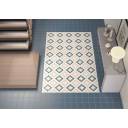 Carrelage 15 x 15 cm mat bleu nuit - RA9705002