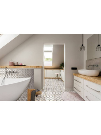 Bodenfliese mit maurischen Mustern - GR8504007