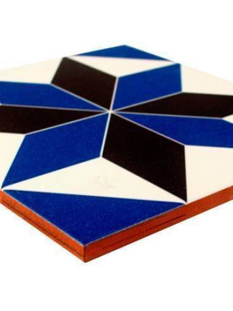 Carrelage rétro d'aspect carreaux de ciment VI0104014