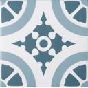 Carrelage Georgia Mix - Patchwork Bleu pour Sol et Mur - 15x15cm - ET9703032