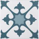 Carrelage Georgia Mix - Patchwork Bleu pour Sol et Mur - 15x15cm - ET9703032