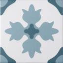 Carrelage Georgia Mix - Patchwork Bleu pour Sol et Mur - 15x15cm - ET9703032