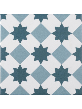 Carrelage vintage pour sol et mur, aspect carré ciment