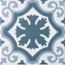 Carrelage Georgia Mix - Patchwork Bleu pour Sol et Mur - 15x15cm - ET9703032