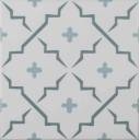 Carrelage Georgia - Motif 9 Bleu pour Sol et Mur - 15x15cm - CO9704019