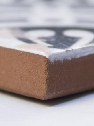 Fliese antik matt schwarz 33 Ã— 33 cm - FS1104007