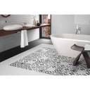 Carrelage Rina - Motif 7 Noir pour Sol et Mur - 15x15cm - CO9704027