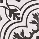 Carrelage Rina - Motif 6 Noir pour Sol et Mur - 15x15cm - CO9704026