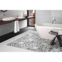 Carrelage Rina - Motif 6 Noir pour Sol et Mur - 15x15cm - CO9704026