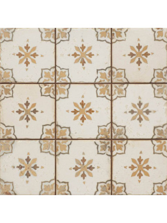 Carrelage vintage style cottage, décor roux et brun FS1136001