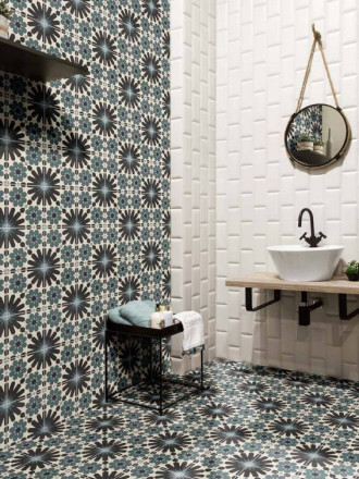 Azulejos Zellij-Stil mit geometrischen Mustern 20 × 20 cm - ZE0114001