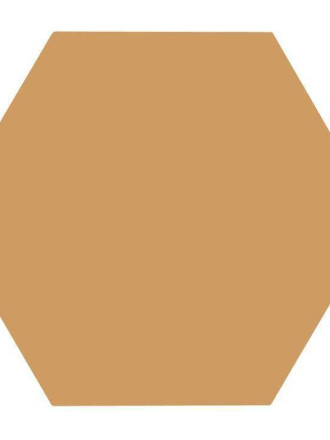 Carrelage hexagonal orange ocre mat uni base ME9507019