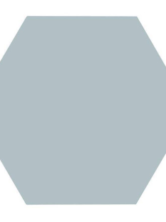 Carrelage hexagonal turquoise mat uni base ME9507017