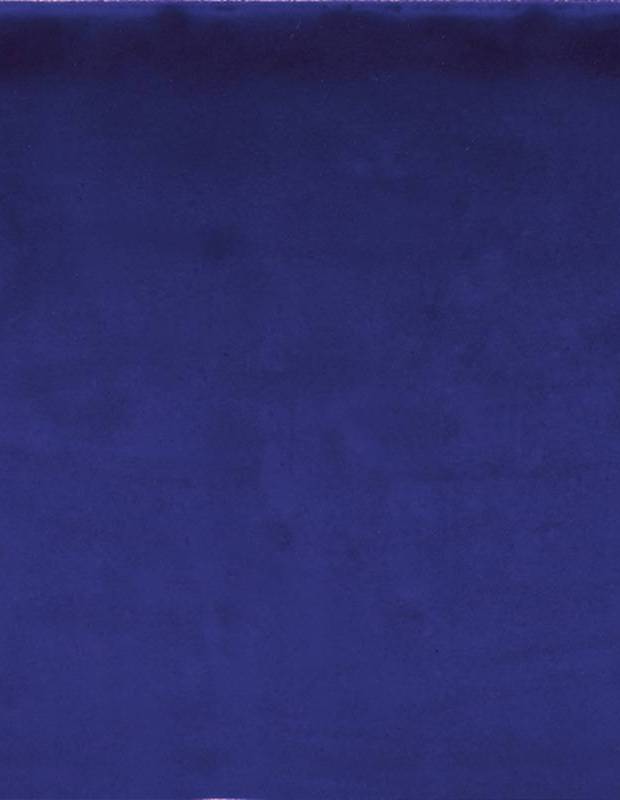 Faïence murale bleue style artisanal 15x15 cm - TR3504002
