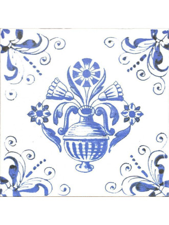 Carrelage mural type Azulejo, motifs atypiques OP3503002
