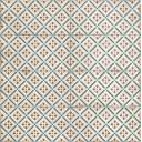 Carrelage mural rétro décor géometrique vert et rouge 15x30cm - RI0112002