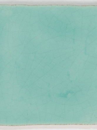 Carrelage artisanal carré type terre cuite émaillée gris