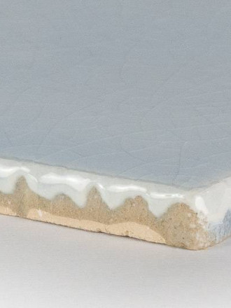 Carrelage artisanal  brillant, type terre cuite émaillée