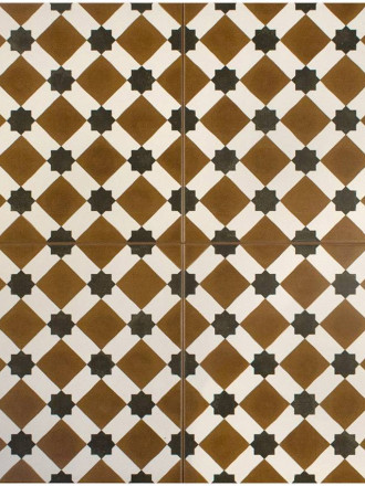 Carrelage imitation carreau ciment 45 x 45 cm pour sol