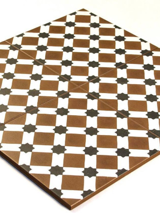 Zementfliesen-Imitat Boden 45 × 45 cm - HE1105001