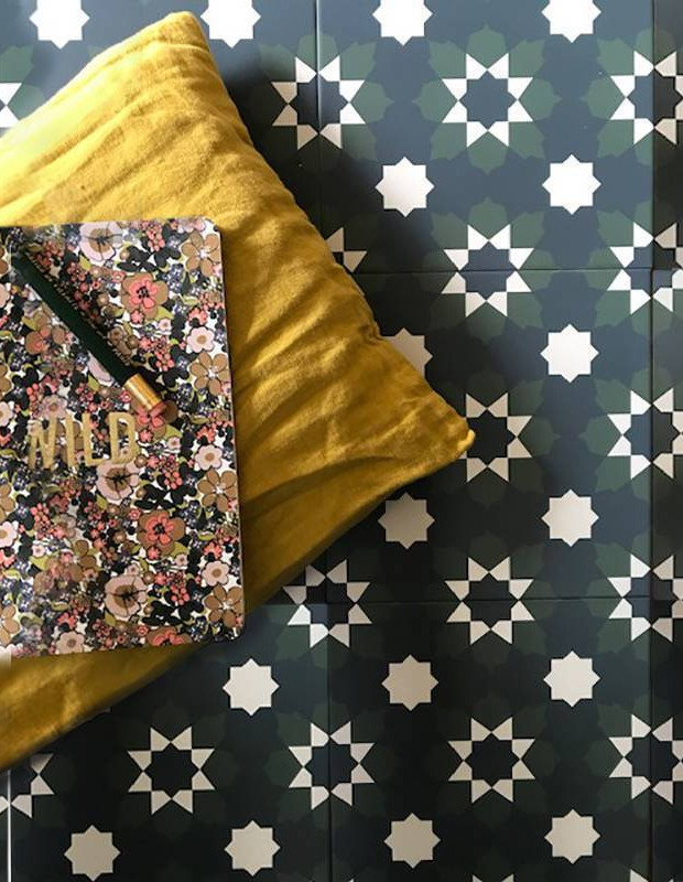 Carrelage Andalou carreaux de ciment vintage multicolore