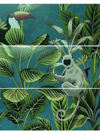 Kollektion Jungle exotischer moderner Stil