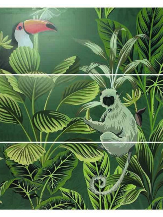 Kollektion Jungle exotischer moderner Stil