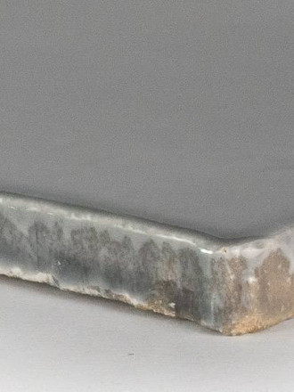 Carrelage mural terre cuite émaillée gris CE1402015