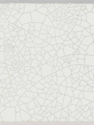 Carrelage mural terre cuite émaillée blanc craquel CE1402001