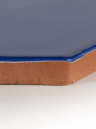 Fliese sechseckig matt blau 15 × 15 cm - HE0811004