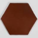 Carrelage hexagonal mat rouge 15 x 15 cm - HE0811005