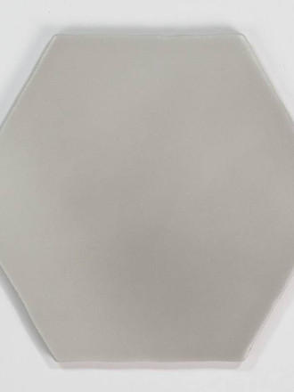 Tomette carrelage hexagonal gris clair style artisanal HE0811006