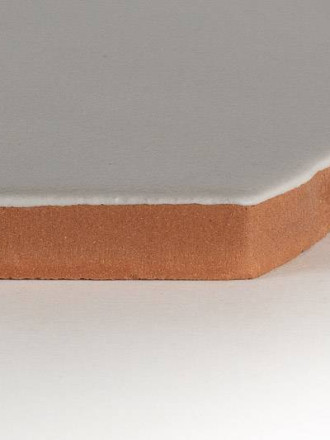 Fliese sechseckig matt grau 15 × 15 cm - HE0811006