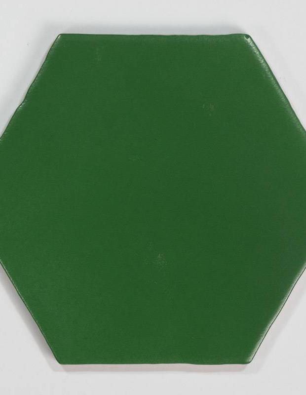 Carrelage hexagonal mat vert 15 x 15 cm - HE0811008