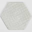 Carrelage hexagonal mat gris 15 x 15 cm - HE0811012
