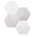 Carrelage hexagonal mat gris 15 x 15 cm - HE0811012