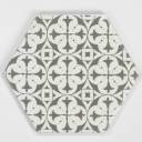 Carrelage hexagonal mat noir 15 x 15 cm - HE0811013