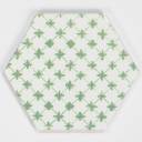 Carrelage hexagonal mat vert 15 x 15 cm - HE0811014